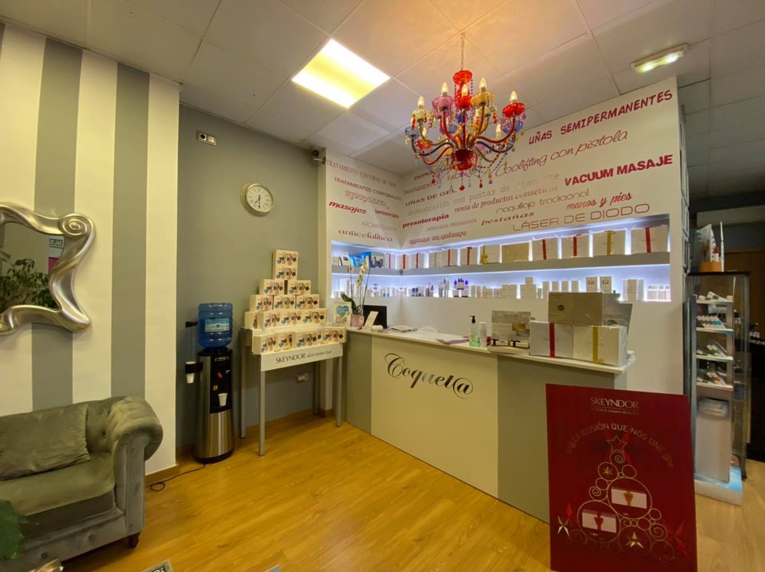 Interior centro estética coqueta